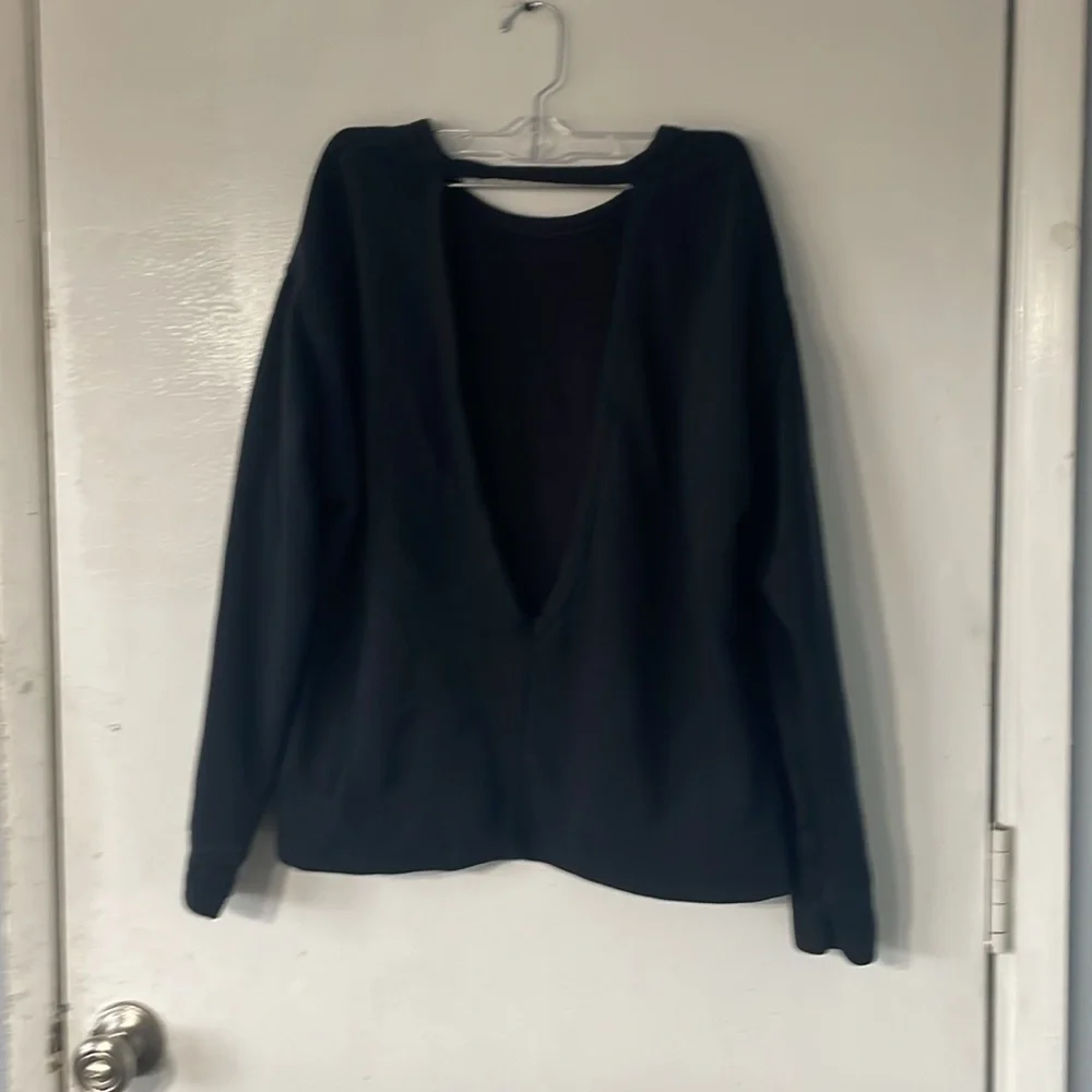 Nike dri-fit versa Open Back Sweatshirt